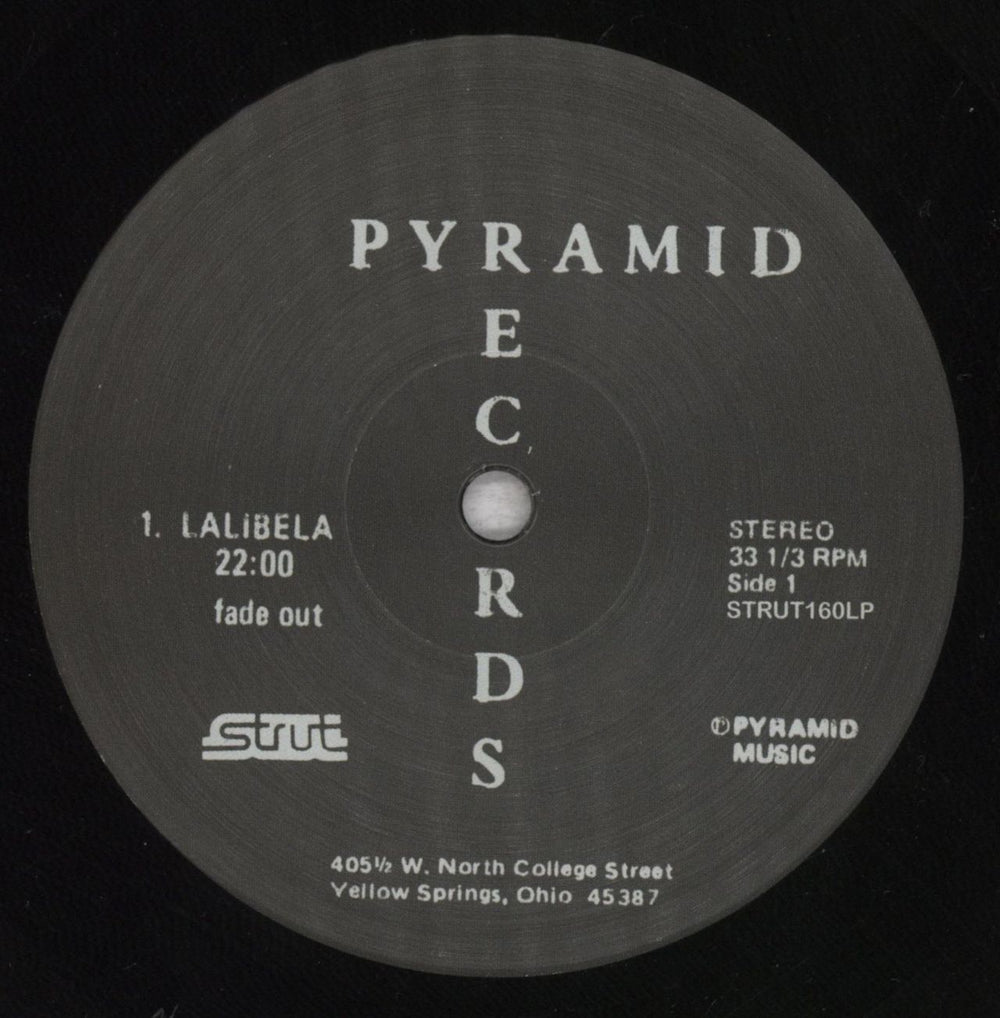 The Pyramids [Afro-jazz] Lalibela UK vinyl LP album (LP record) 7YPLPLA845141