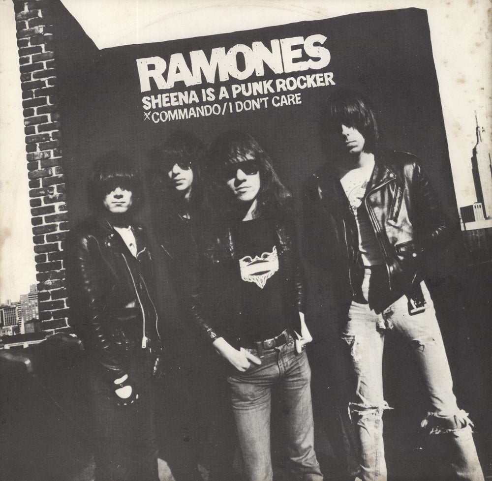 The Ramones Sheena Is A Punk Rocker - VG UK 12" vinyl single (12 inch record / Maxi-single) RAM001