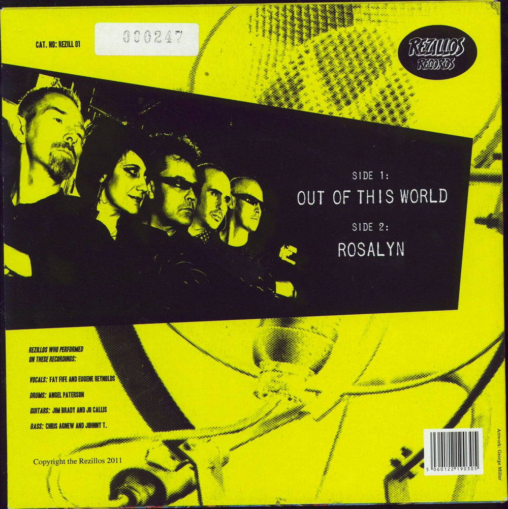 The Rezillos Out Of This World - Numbered Sleeve UK 7" vinyl single (7 inch record / 45) REZ07OU768581