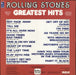 The Rolling Stones Greatest Hits Vol. 1 Canadian vinyl LP album (LP record)