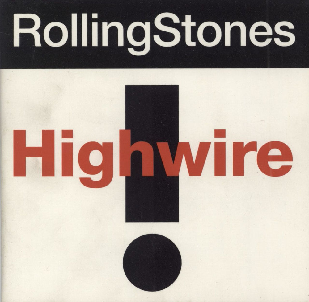 The Rolling Stones Highwire - 4 Track UK CD single (CD5 / 5") 6567562