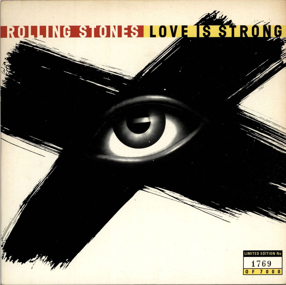 The Rolling Stones Love Is Strong - Numbered UK 7" vinyl single (7 inch record / 45) VS1503