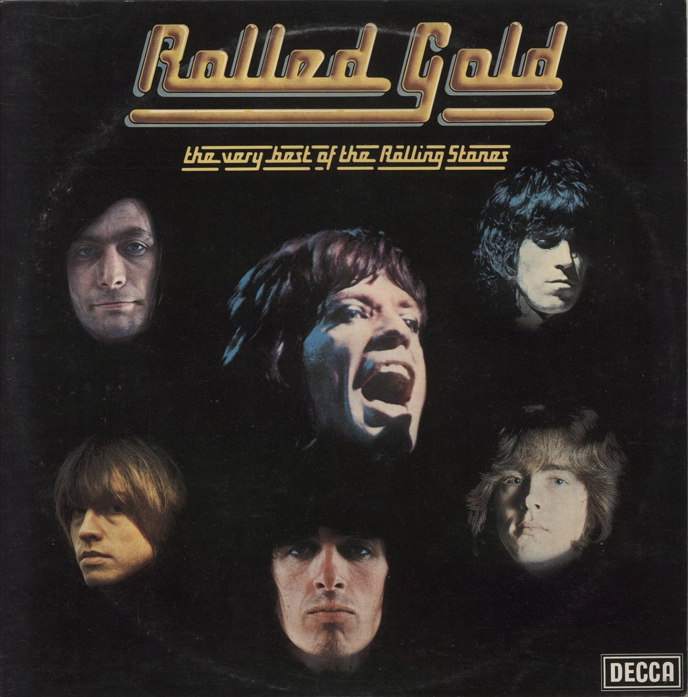 The Rolling Stones Rolled Gold - 1st - VG UK 2-LP vinyl record set (Double LP Album) ROST1/2