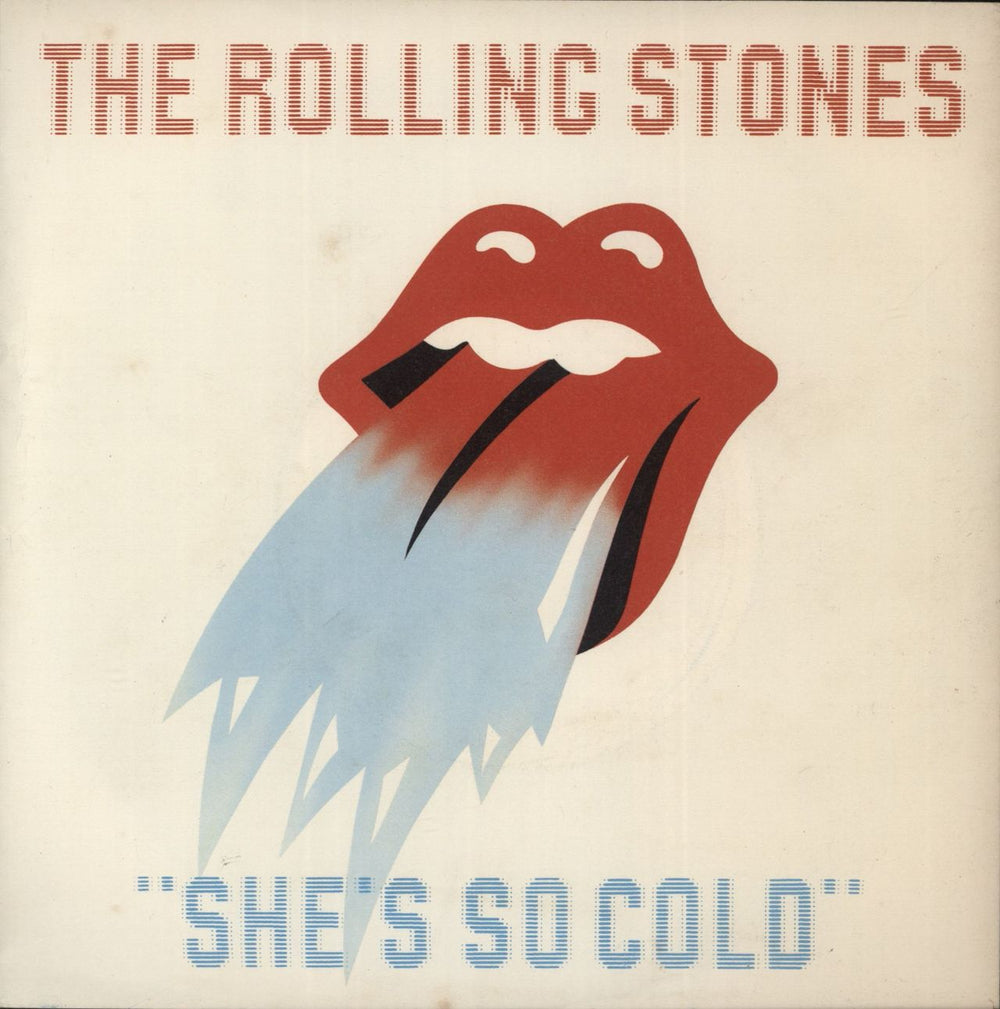 The Rolling Stones She's So Cold - 4pr + Sleeve UK 7" vinyl single (7 inch record / 45) RSR106