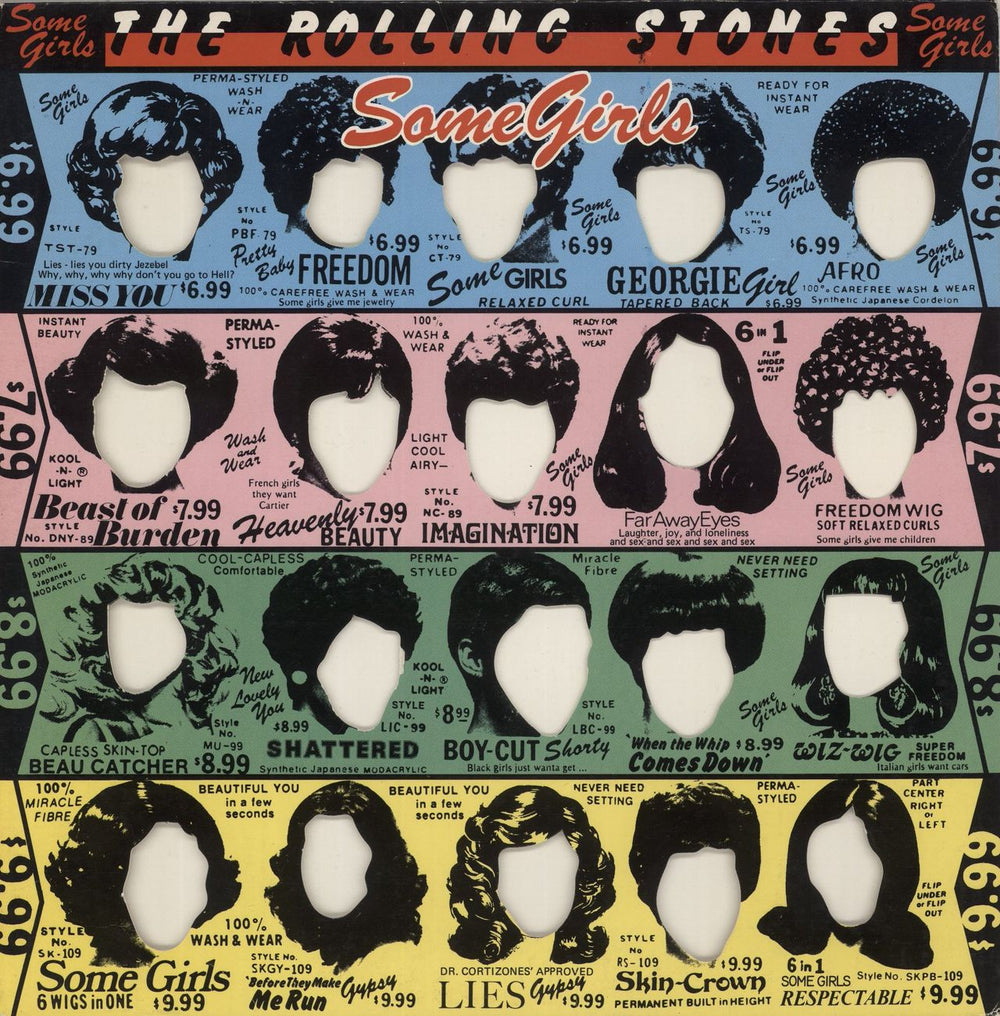 The Rolling Stones Some Girls - 2nd - BPGY US vinyl LP album (LP record) COC39108