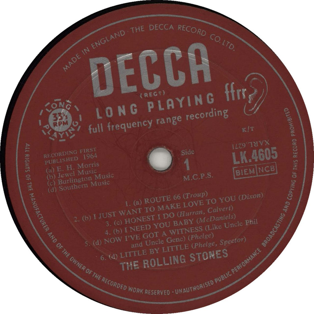 The Rolling Stones The Rolling Stones - 2nd [B] F/B - VG UK vinyl LP album (LP record)