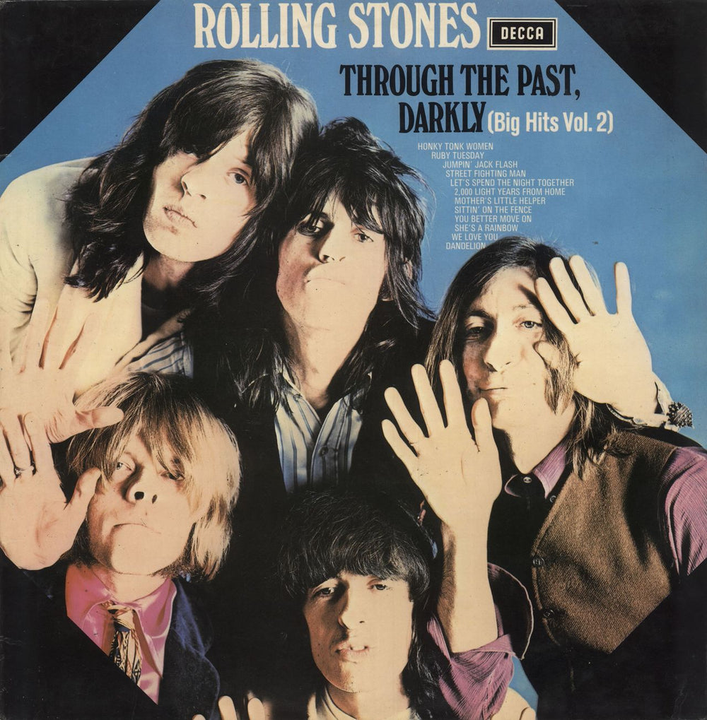 The Rolling Stones Through The Past Darkly - 3rd UK vinyl LP album (LP record) SKL5019