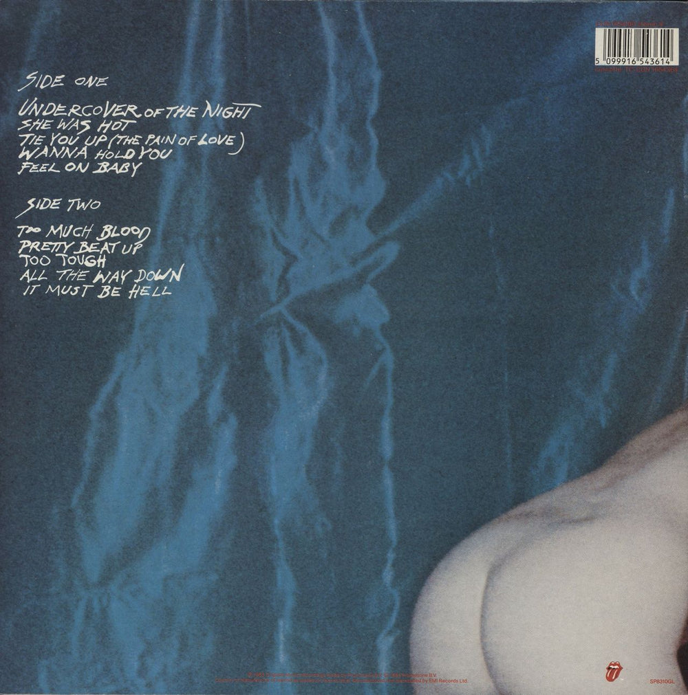 The Rolling Stones Undercover + Lyric Insert UK vinyl LP album (LP record) 5099916543614