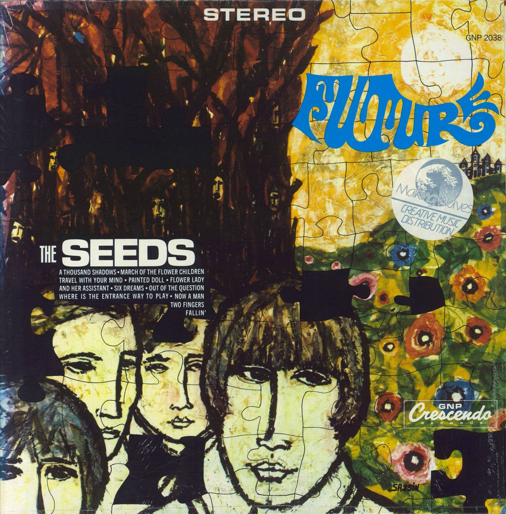 The Seeds Future - shrink US vinyl LP album (LP record) GNP2038