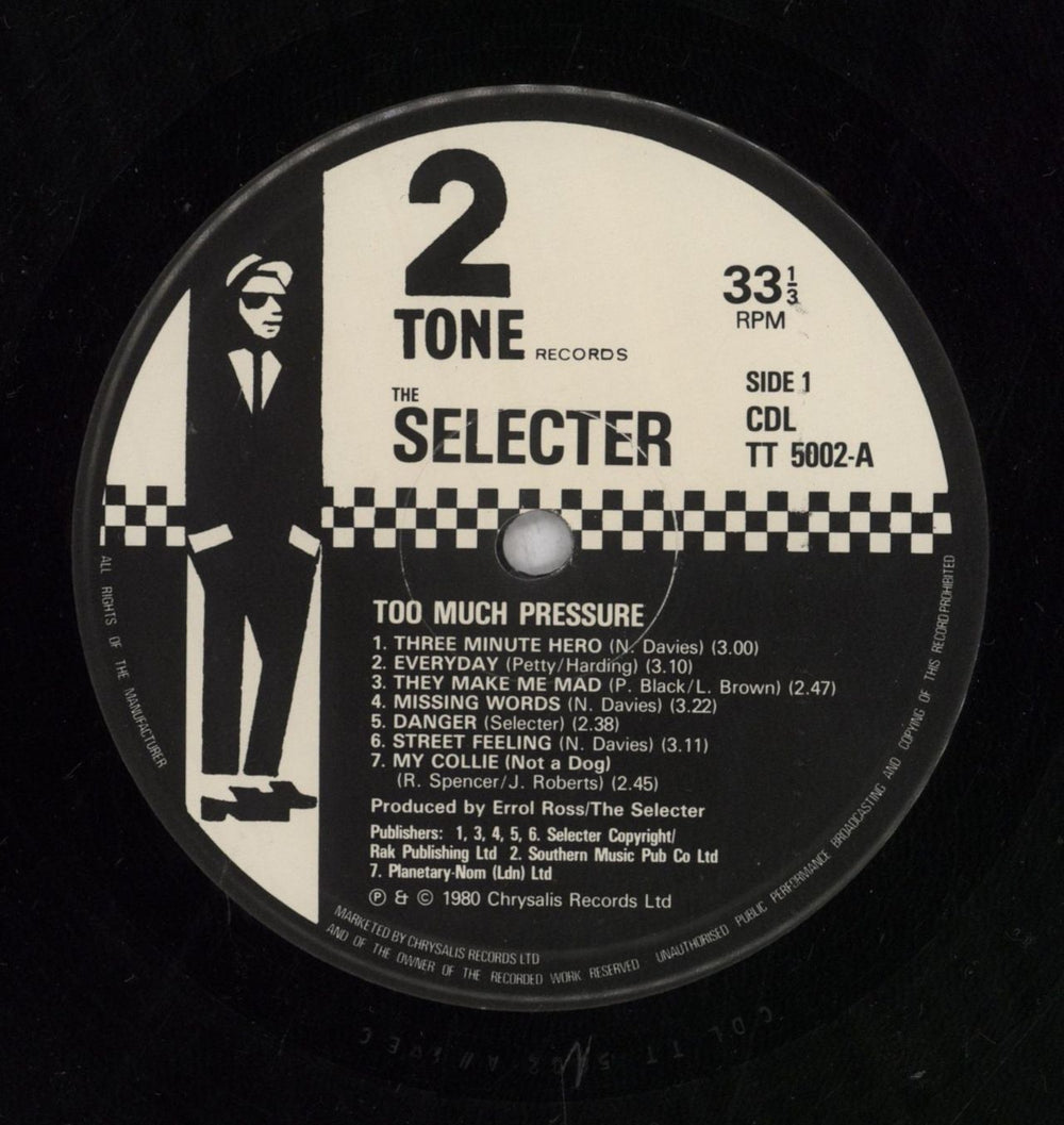 The Selecter Too Much Pressure - Fully Autographed UK vinyl LP album (LP record)