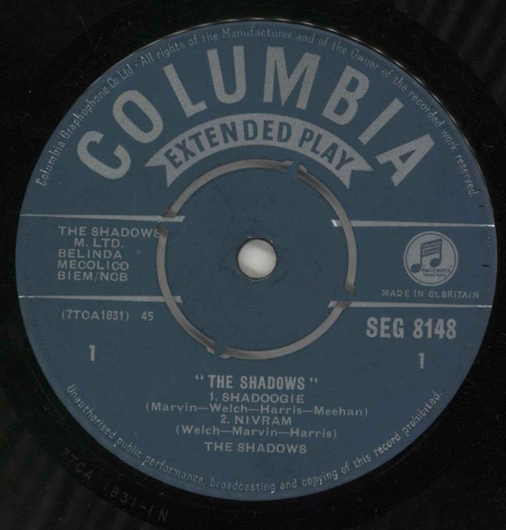 The Shadows The Shadows No. 2 - 1st UK 7" vinyl single (7 inch record / 45) SHD07TH377139
