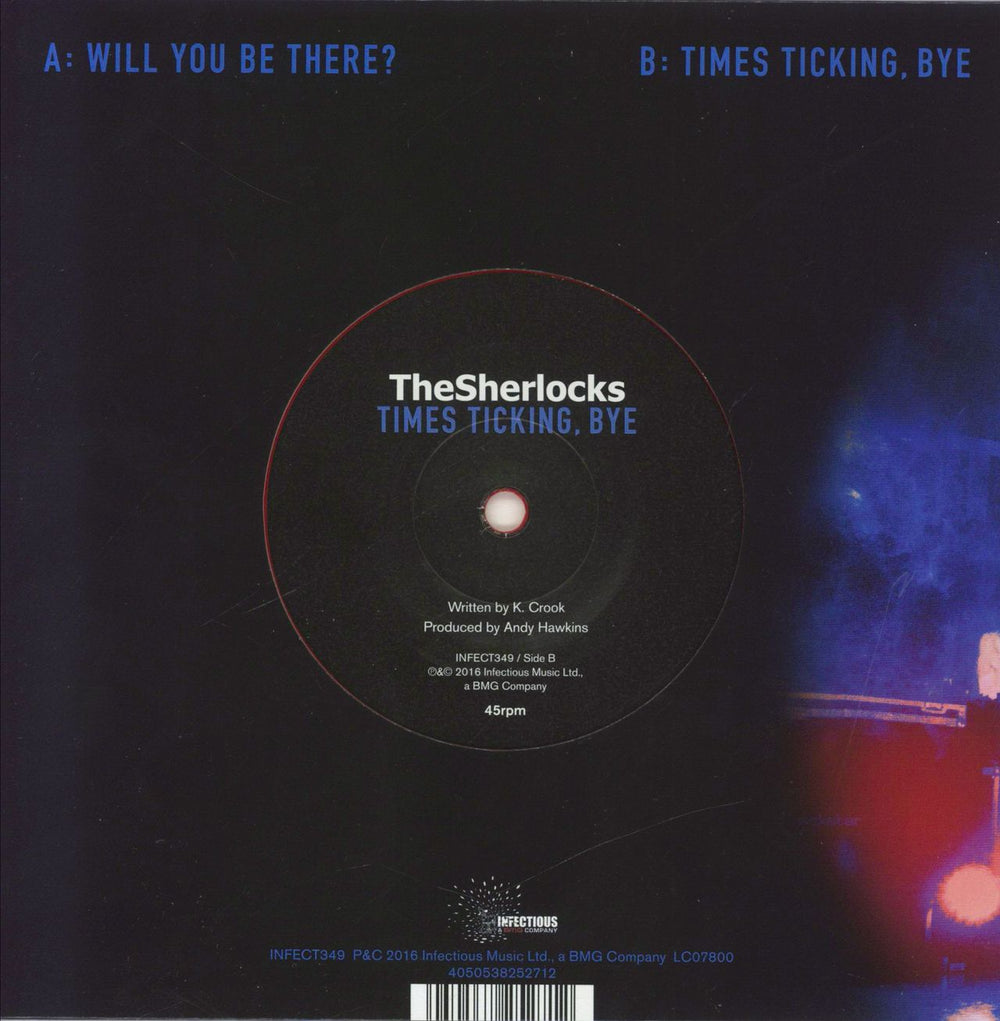 The Sherlocks Will You Be There? - Red Vinyl UK 7" vinyl single (7 inch record / 45) 4050538252712