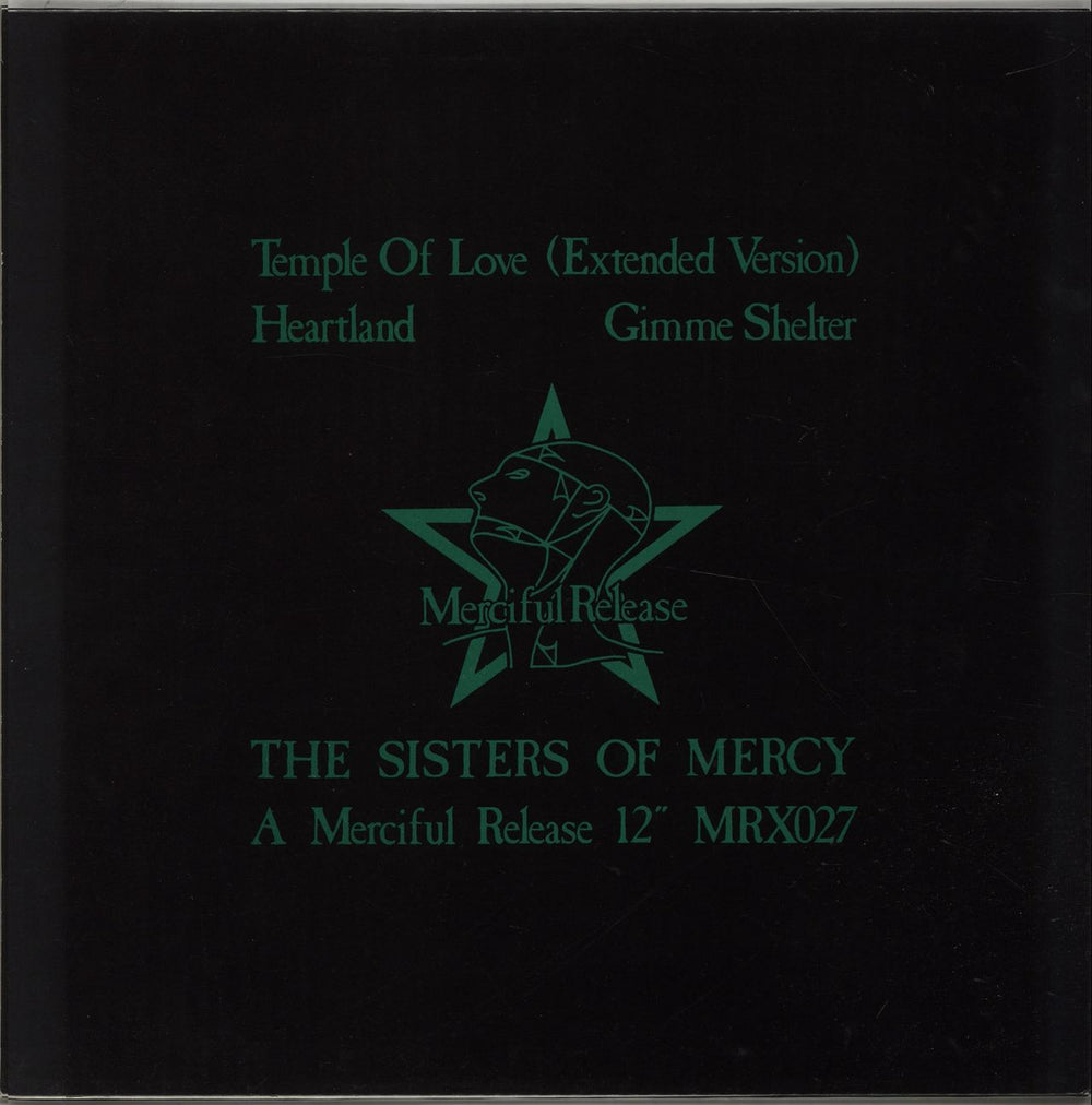 The Sisters Of Mercy Temple Of Love (Extended Version) - 1st - EX UK 12" vinyl single (12 inch record / Maxi-single) SOM12TE09610