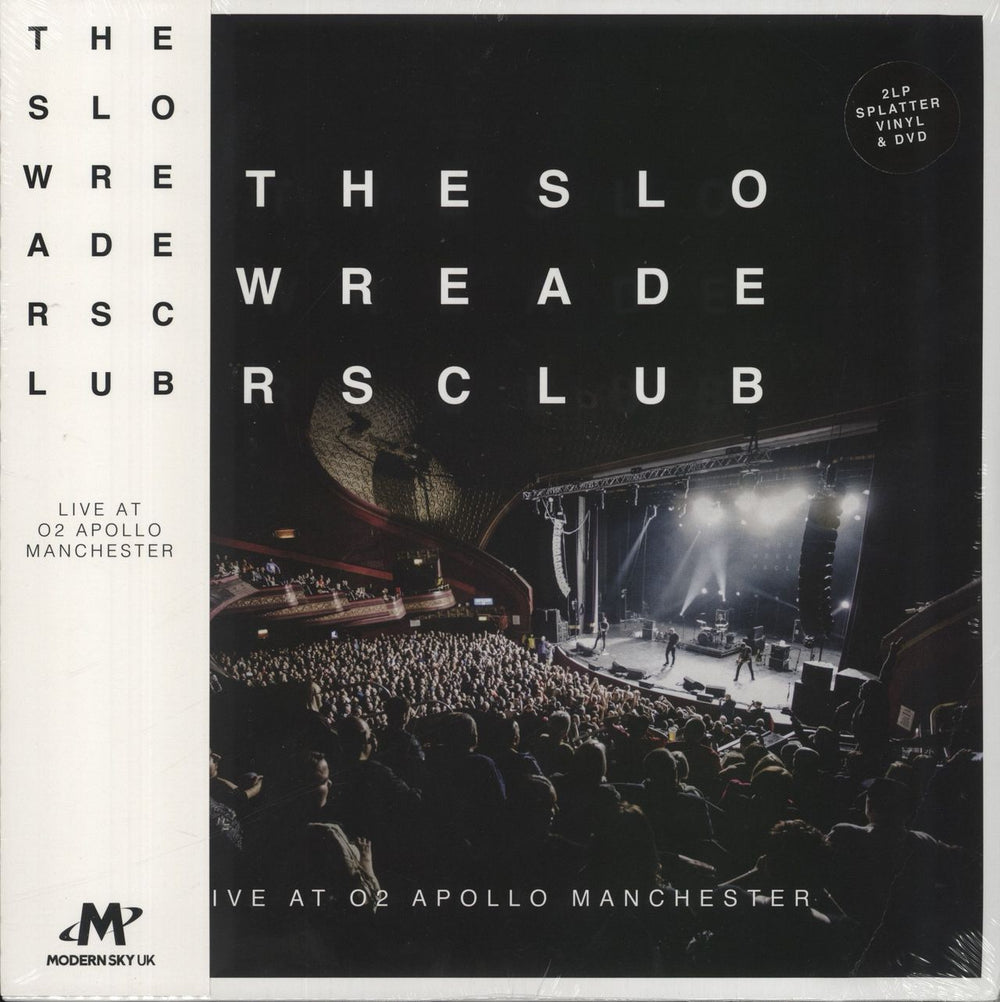 The Slow Readers Club Live At O2 Apollo Manchester - Black Splattered Vinyl + DVD - Sealed UK 2-LP vinyl record set (Double LP Album) M110-UK-LP