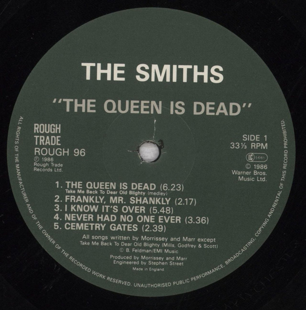 The Smiths The Queen Is Dead - EX UK vinyl LP album (LP record) SMILPTH845598