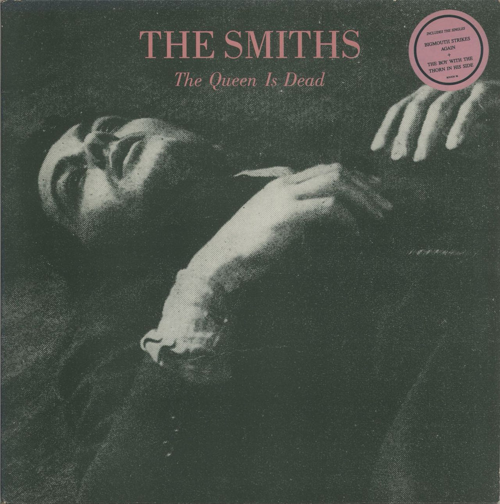 The Smiths The Queen Is Dead - Hype Stickered - VG / EX UK vinyl LP album (LP record) ROUGH96