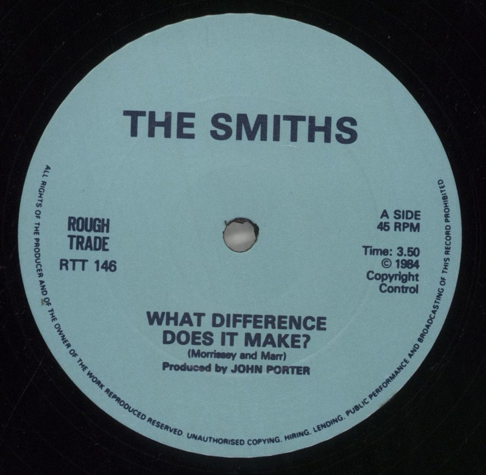 The Smiths What Difference Does It Make - Stamp Sleeve with 'Smiths' logo UK 12" vinyl single (12 inch record / Maxi-single) SMI12WH128839