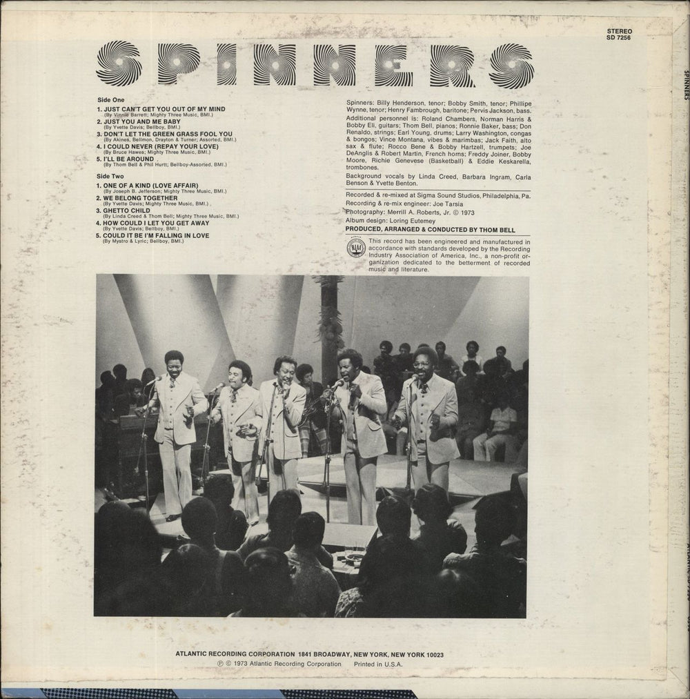 The Spinners Spinners US vinyl LP album (LP record)