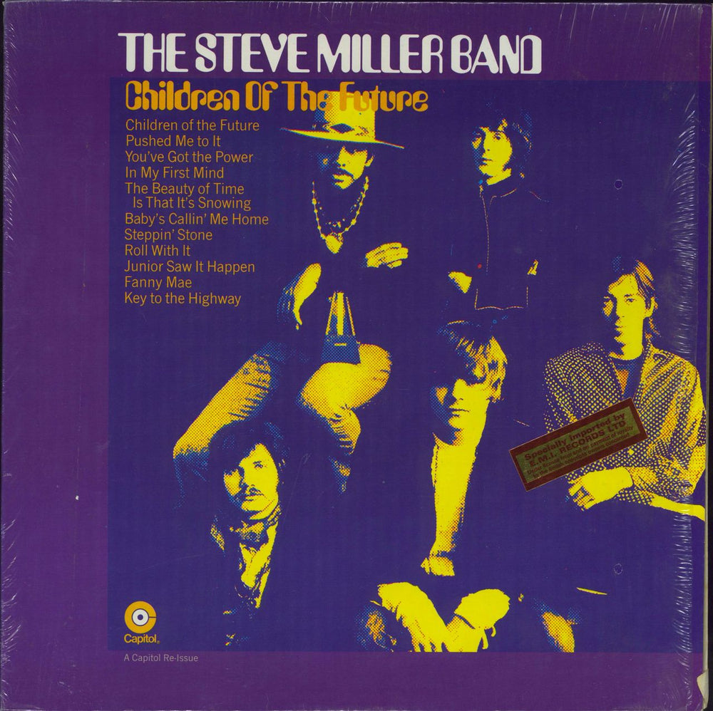 The Steve Miller Band Children Of The Future - Shrink US vinyl LP album (LP record) SF-718