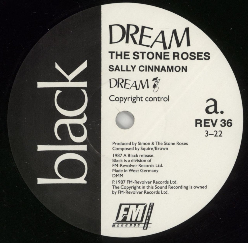 The Stone Roses Sally Cinnamon - EX UK 7" vinyl single (7 inch record / 45) STO07SA864974