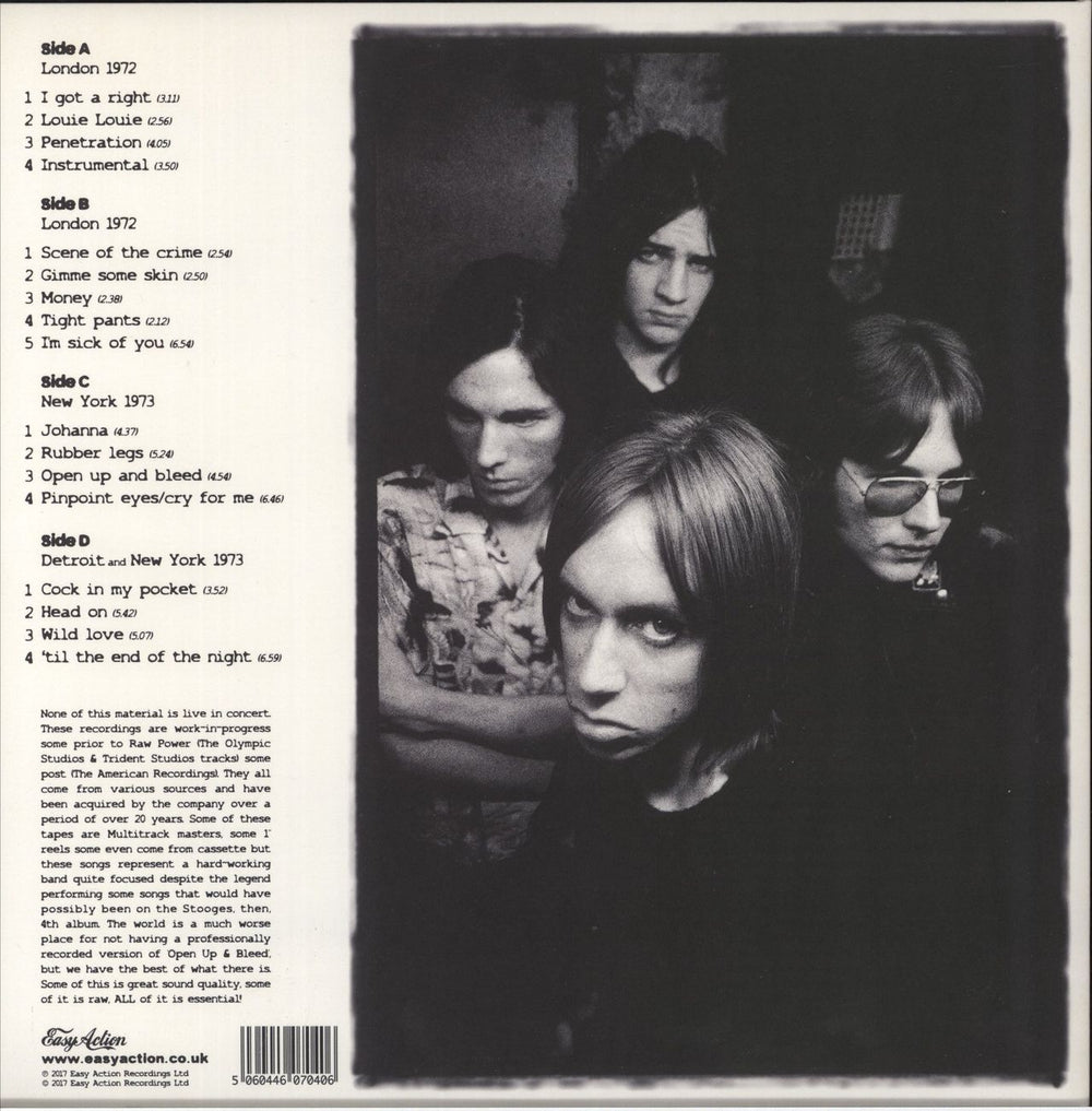 The Stooges Heavy Liquid - White Vinyl UK 2-LP vinyl record set (Double LP Album) 5060446070406