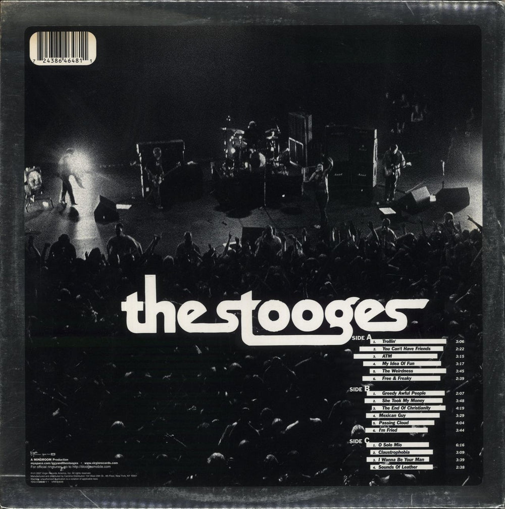 The Stooges The Weirdness UK 2-LP vinyl record set (Double LP Album) 724386464811