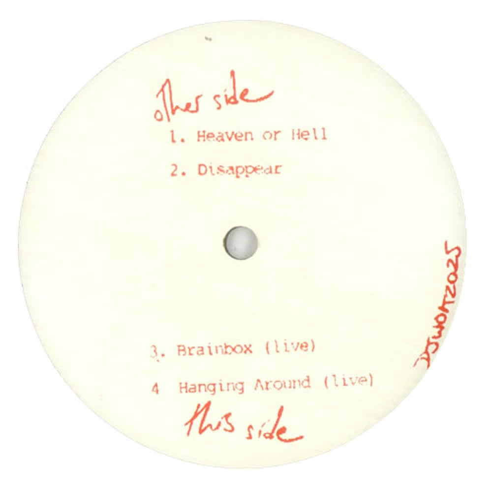 The Stranglers Heaven Or Hell UK Promo 12" vinyl single (12 inch record / Maxi-single) STR12HE08223