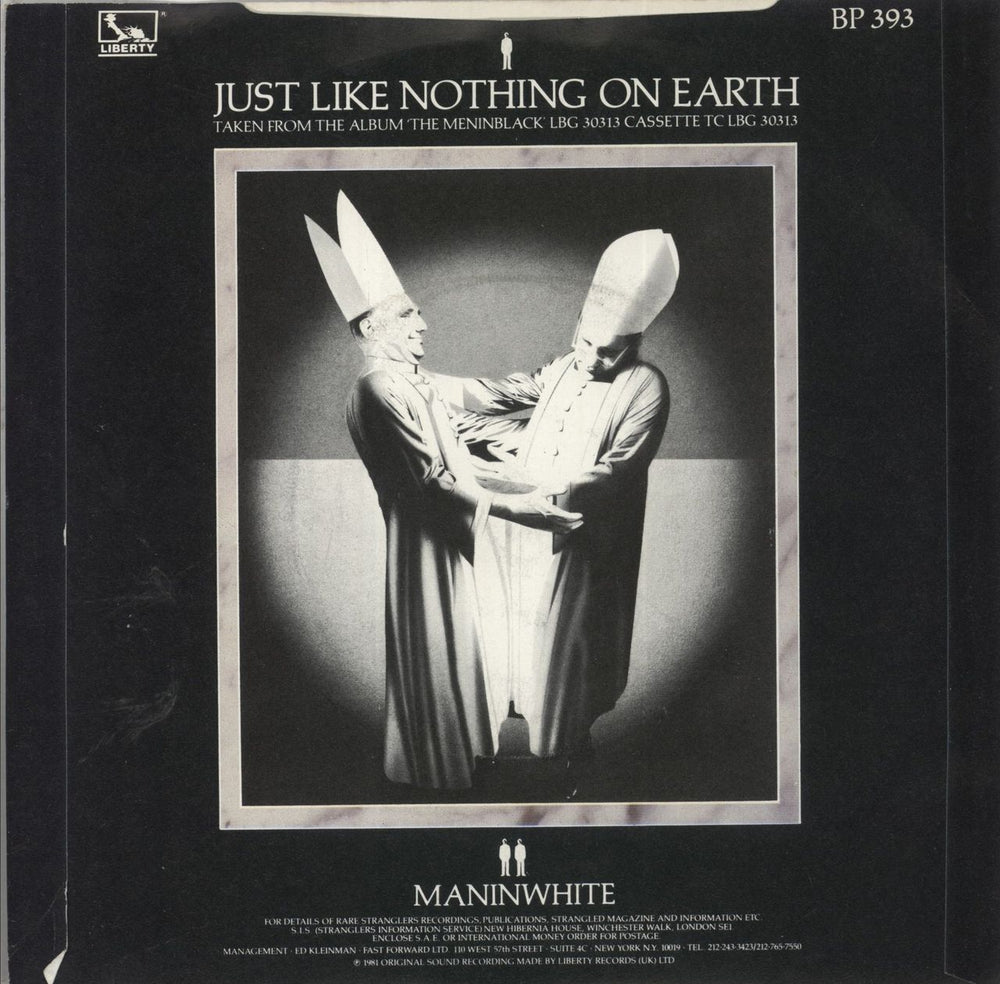 The Stranglers Just Like Nothing On Earth UK 7" vinyl single (7 inch record / 45)