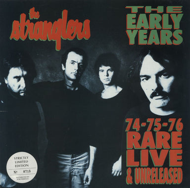 The Stranglers The Early Years: 1974-1975-1976: Rare Live & Unreleased UK 2-LP vinyl record set (Double LP Album) SPEAKDLP101
