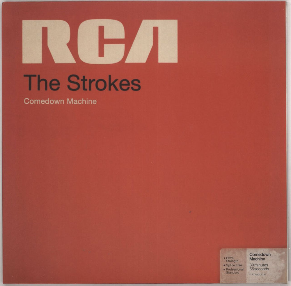 The Strokes Comedown Machine UK vinyl LP album (LP record) RTRADLP730