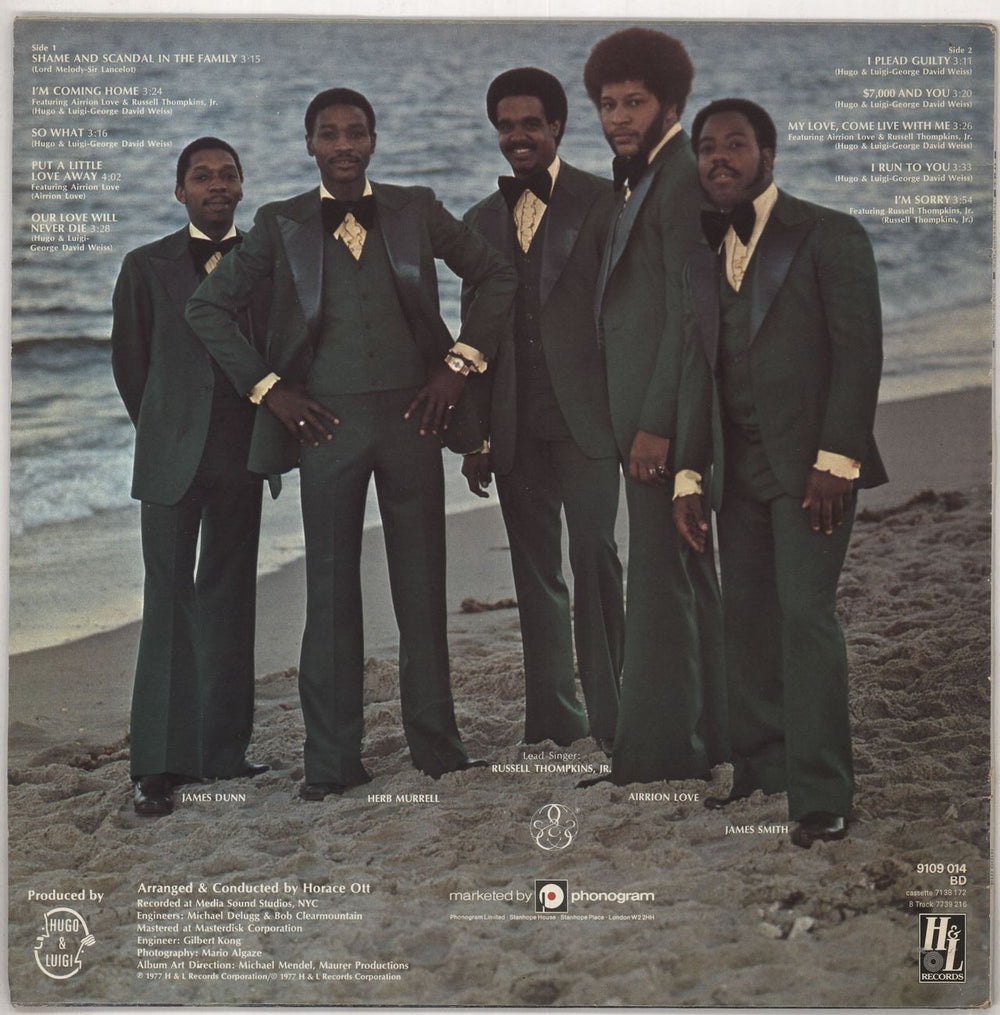 The Stylistics Sun & Soul UK vinyl LP album (LP record)