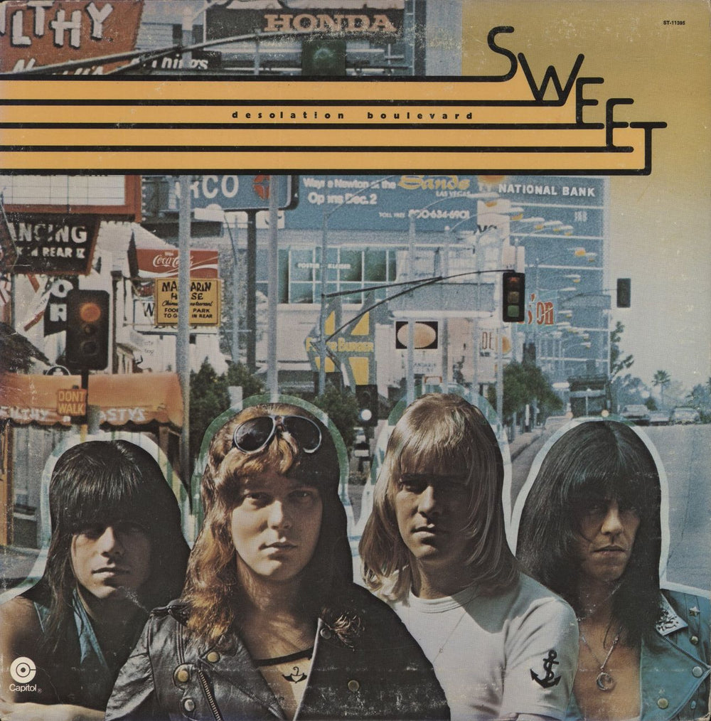 The Sweet Desolation Boulevard US vinyl LP album (LP record) ST-11395