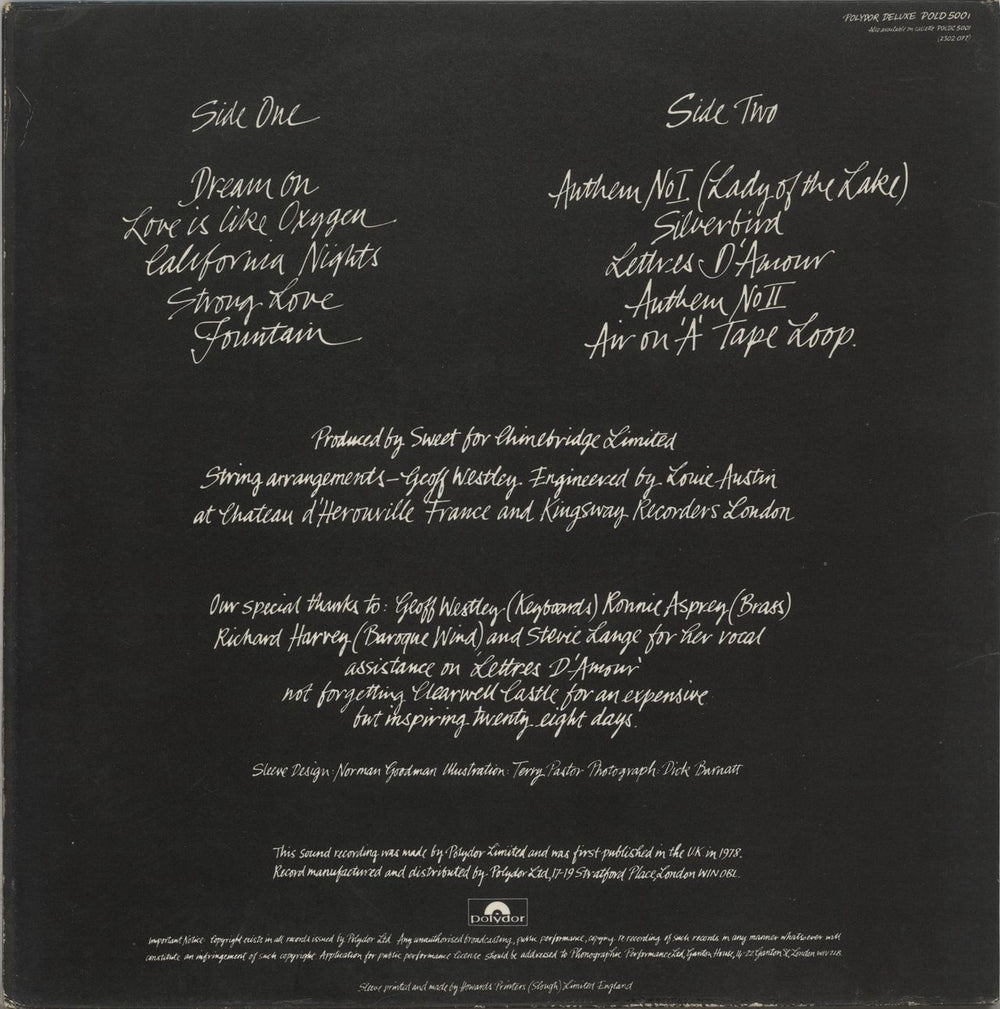 The Sweet Level Headed - EX UK Promo vinyl LP album (LP record)