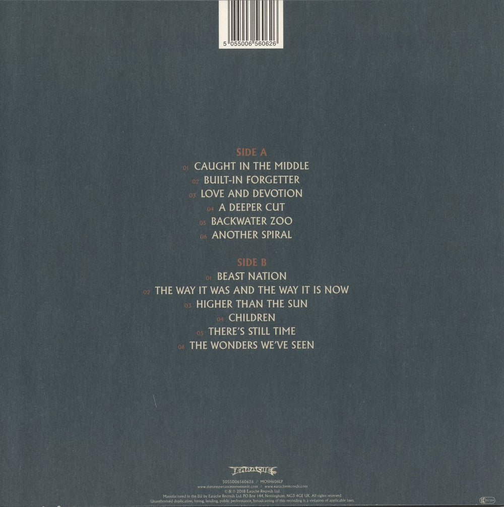 The Temperance Movement A Deeper Cut - Clear Vinyl - Autographed Print UK vinyl LP album (LP record) 5055006560626