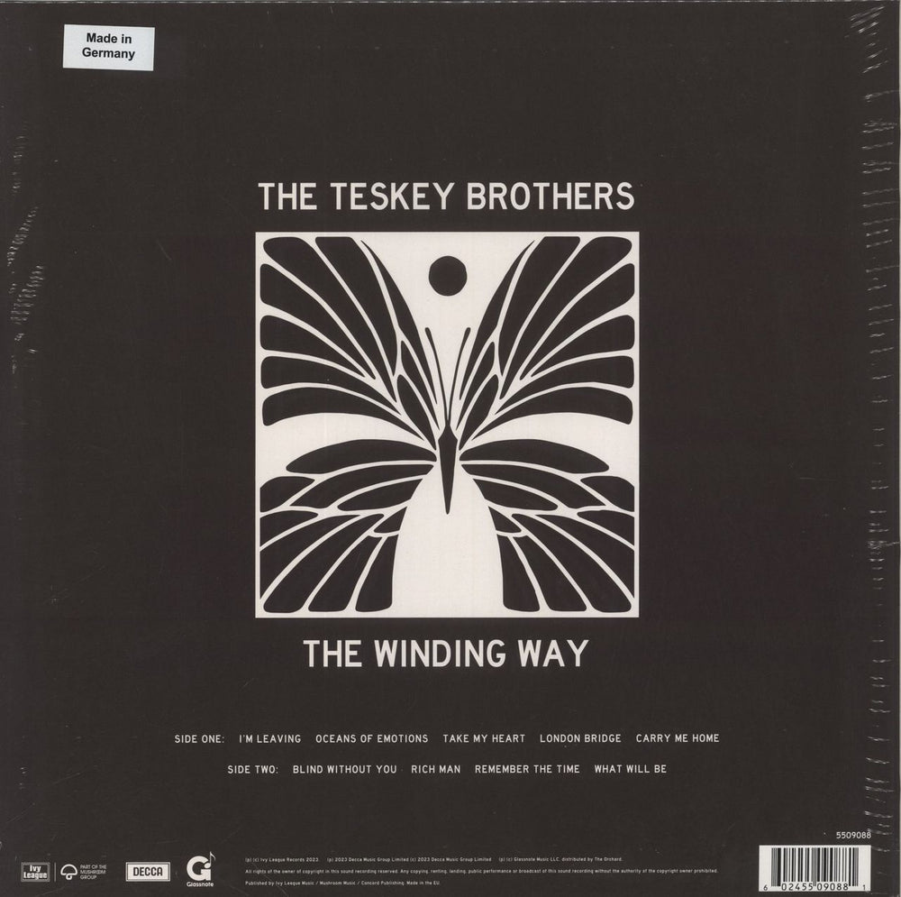The Teskey Brothers The Winding Way - 180gm Opaque White Vinyl - Sealed UK vinyl LP album (LP record) 602455090881