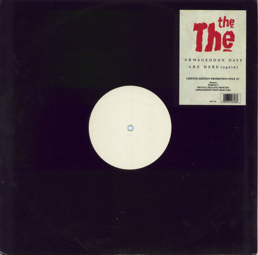 The The Armageddon Days UK Promo 12" vinyl single (12 inch record / Maxi-single) EMUT10