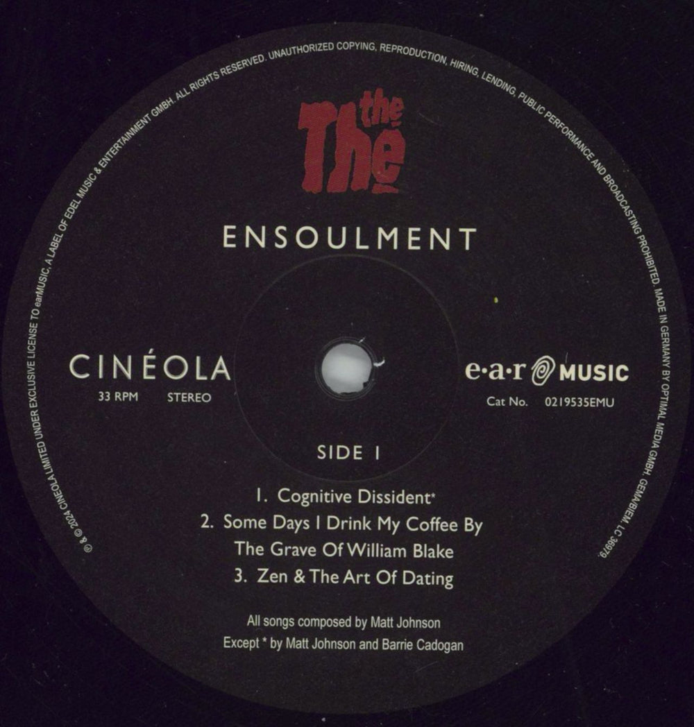 The The Ensoulment  180 Gram + Booklet UK 2-LP vinyl record set (Double LP Album) THE2LEN860972