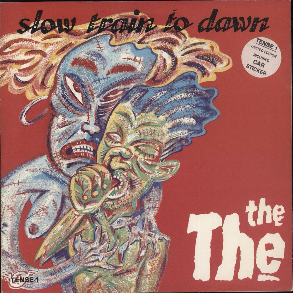 The The Slow Train To Dawn + Car Stickers UK 7" vinyl single (7 inch record / 45) TENSE1