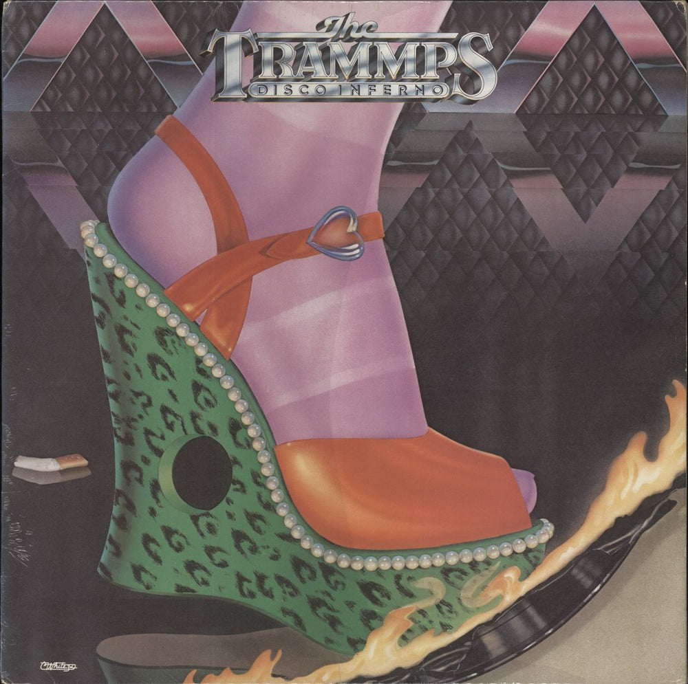 The Trammps Disco Inferno - shrink US vinyl LP album (LP record) SD18211