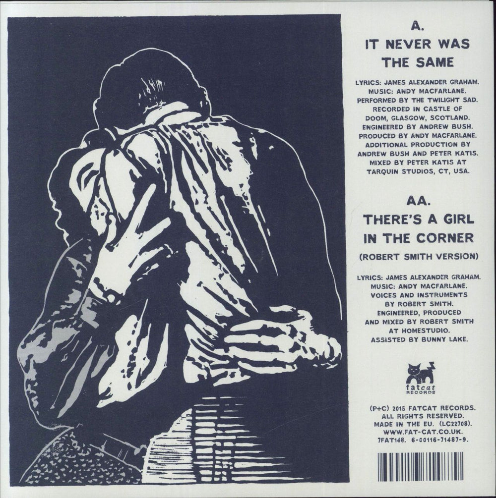 The Twilight Sad It Never Was The Same / There's A Girl In The Corner UK 7" vinyl single (7 inch record / 45) 600116714879