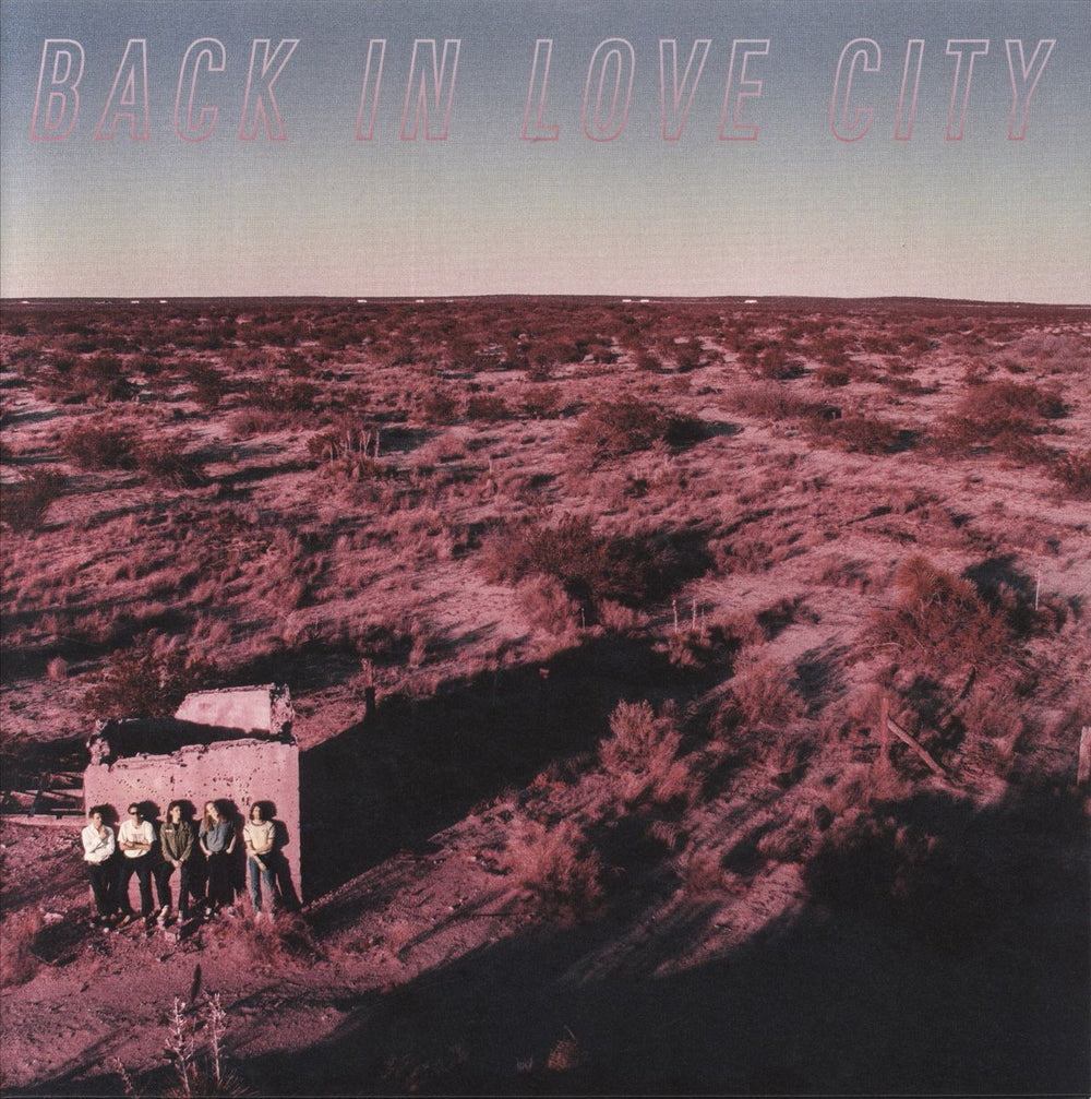 The Vaccines Back In Love City - Pink Vinyl + Litho UK vinyl LP album (LP record) VACS003LPXX