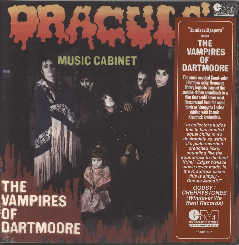 The Vampires Of Dartmoore Dracula's Music Cabinet UK vinyl LP album (LP record) FKR019LP