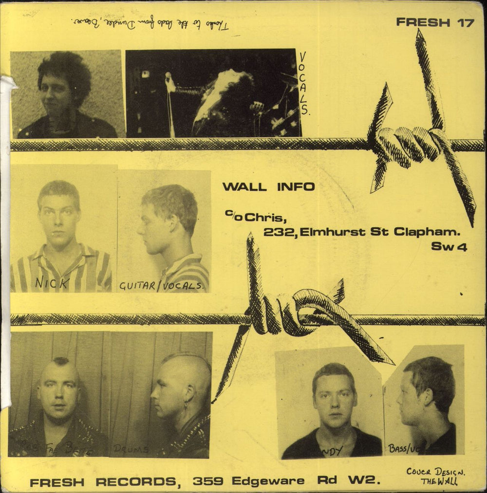 The Wall Ghetto UK 7" vinyl single (7 inch record / 45)