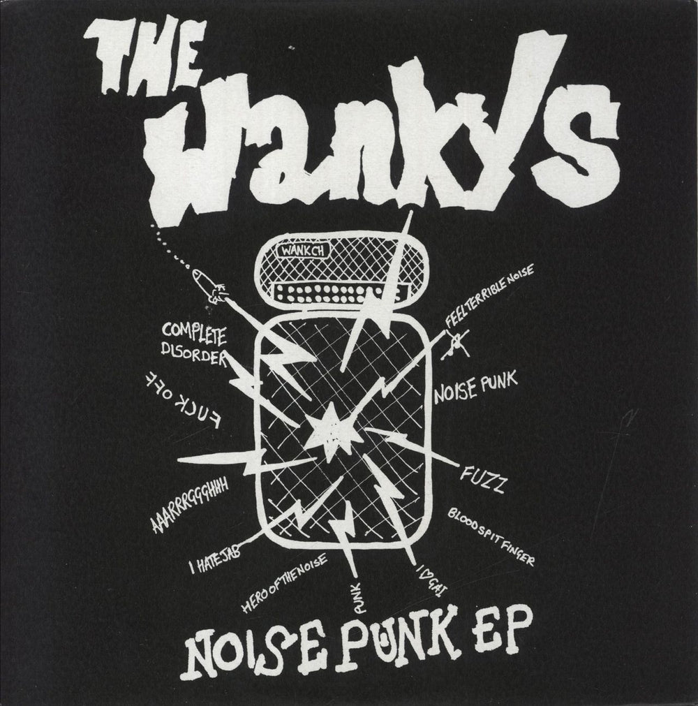 The Wankys Noise Punk EP Belgian 7" vinyl single (7 inch record / 45) NOISE008