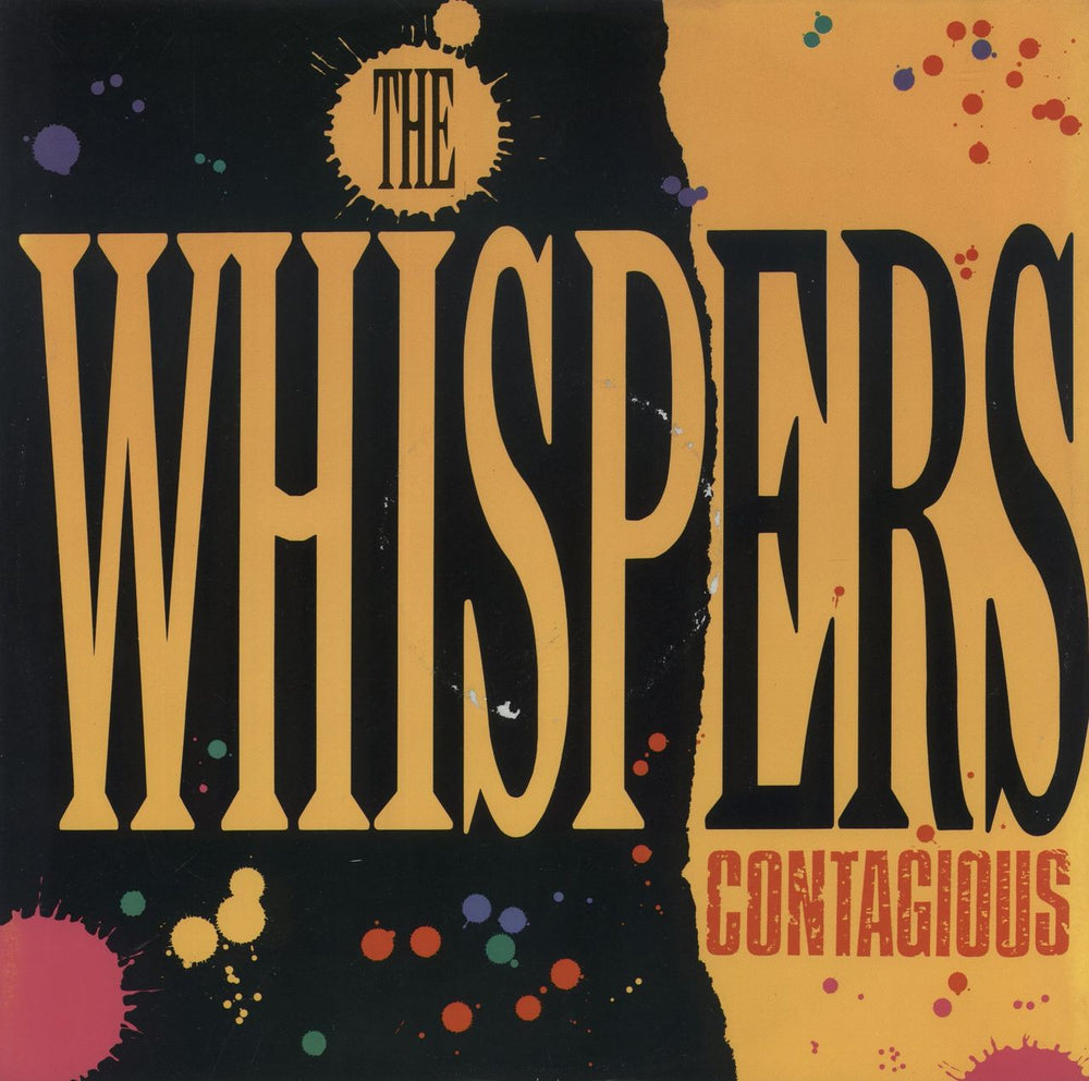 The Whispers Contagious UK 12" vinyl single (12 inch record / Maxi-single) MCAT937