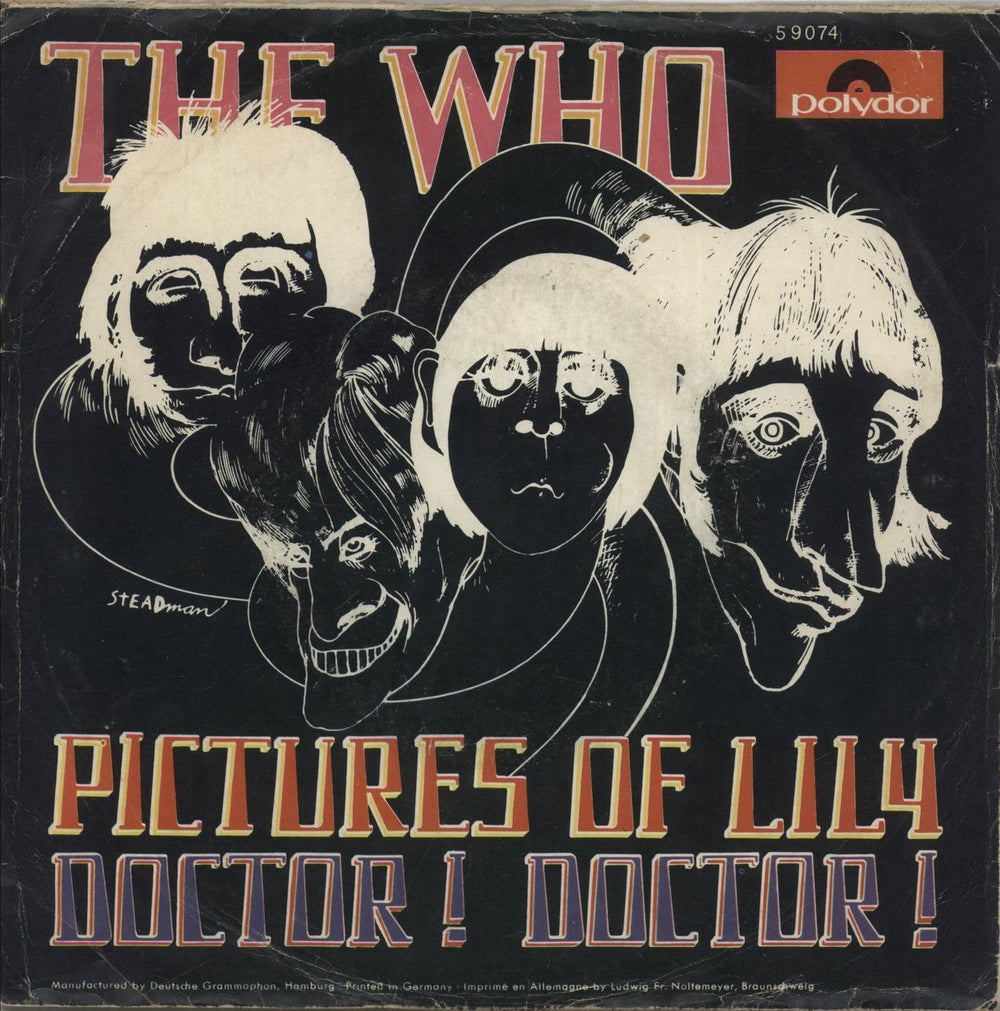 The Who Pictures Of Lily - EX Belgian 7" vinyl single (7 inch record / 45) 59074