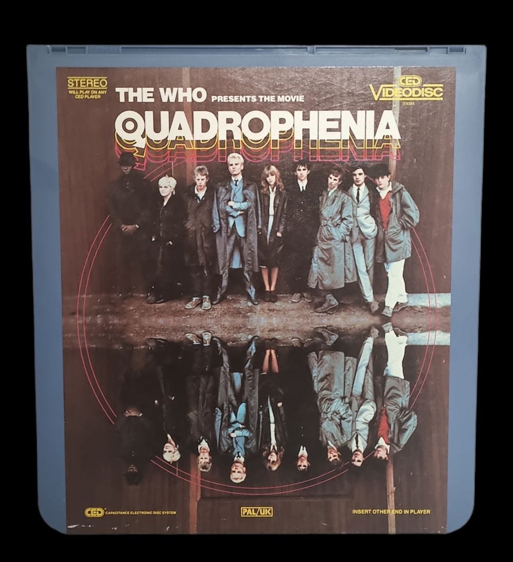 The Who Quadrophenia - CED Videodisc US laserdisc / lazerdisc 33084