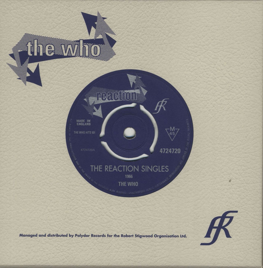 The Who The Reaction Singles UK 7" single box set 4724720