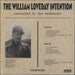 The William Loveday Intention Paralysed By The Mountains - Sealed UK vinyl LP album (LP record) 5020422056411