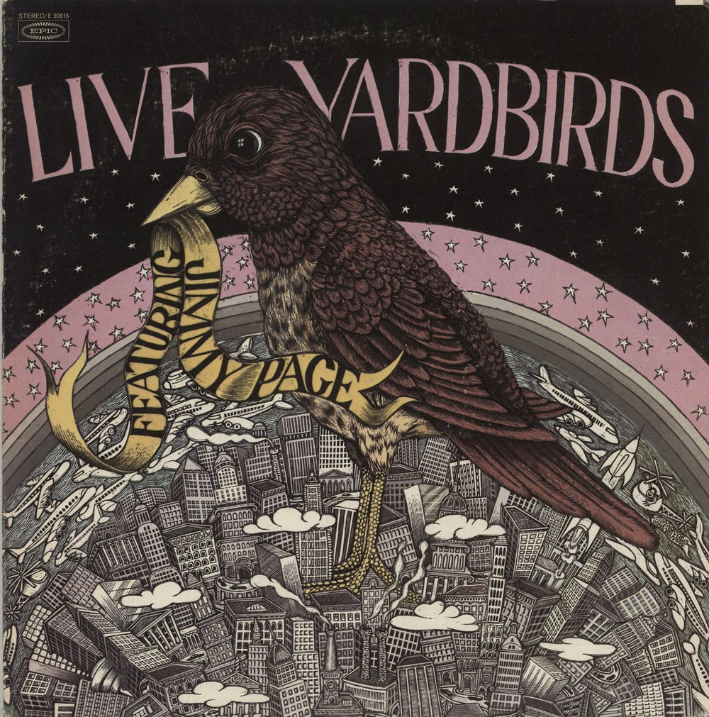 The Yardbirds Live Yardbirds Featuring Jimmy Page US vinyl LP album (LP record) E30615